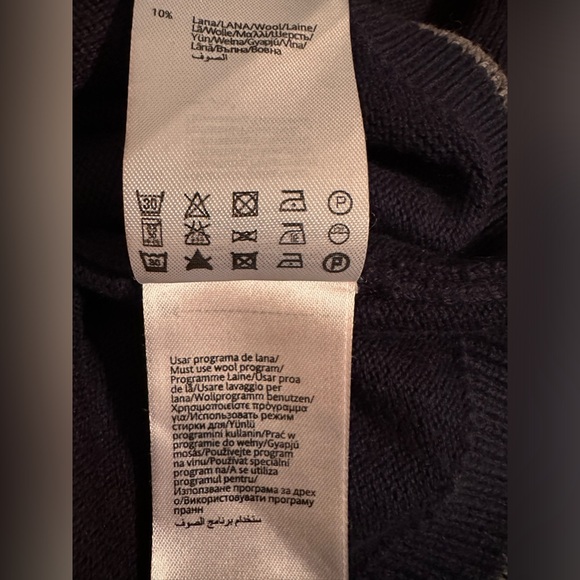 301. Kids Mayoral Navy Blue Cotton Wool blend Sweater - Picture 6 of 15